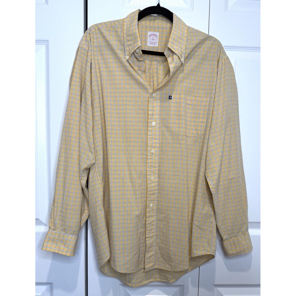 Brooks Brothers‎ Mens Plaid Button Down Shirt Size M Old Money Ivy Preppy Career